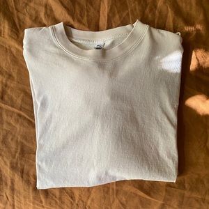 los angeles apparel cream long sleeve